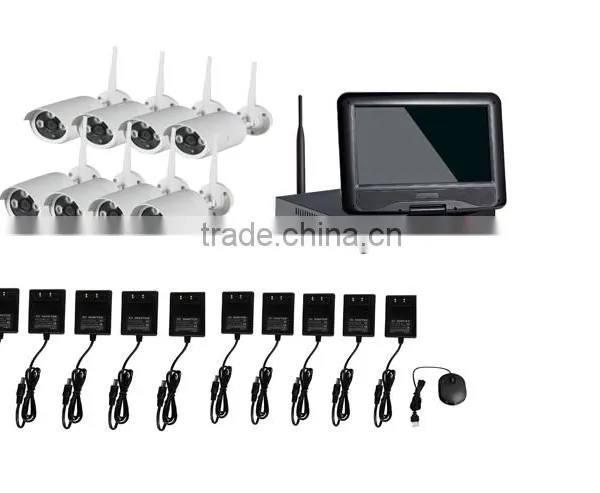 H.264 HD 4CH NVR Wifi IP Wireless Camera and NVR photo-2
