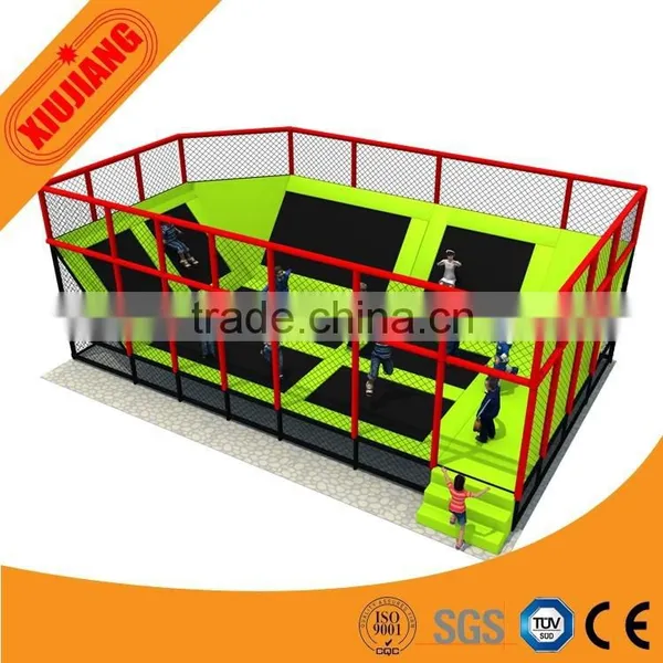 Large Adult Trampoline Safety Net Amusement Park Outdoor With Safety Pad photo-5