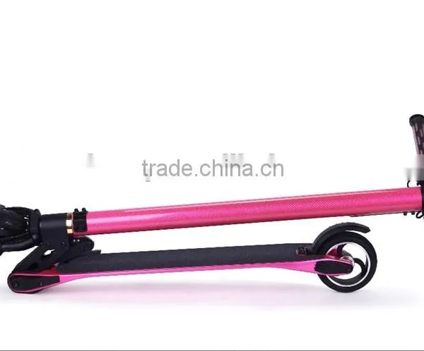 2016 Most Popular Yes Foldable 201-500w Power Carbon Fiber Folding Electric Scooter photo-4