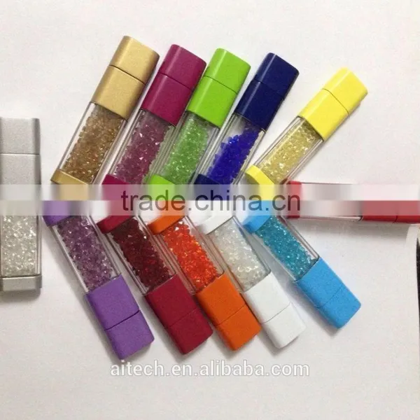 Beautiful Crystal Pen USB Crystal Pen With USB Inside Design With 4GB photo-2