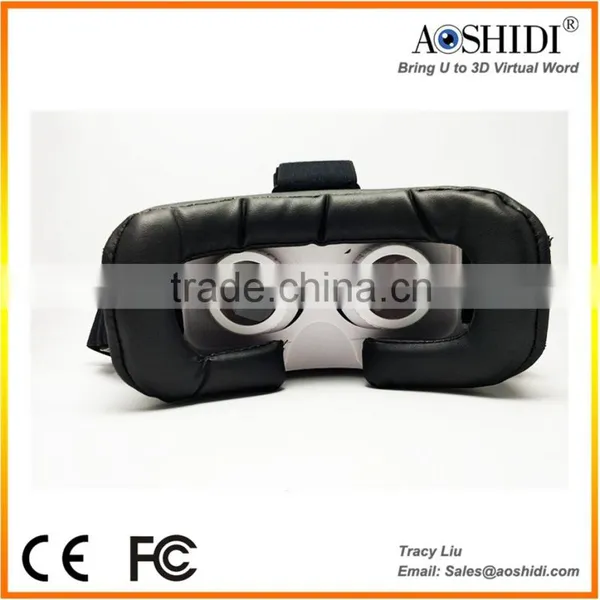 Google Cardboard VR BOX Virtual Reality 3d hd Video Glasses photo-5