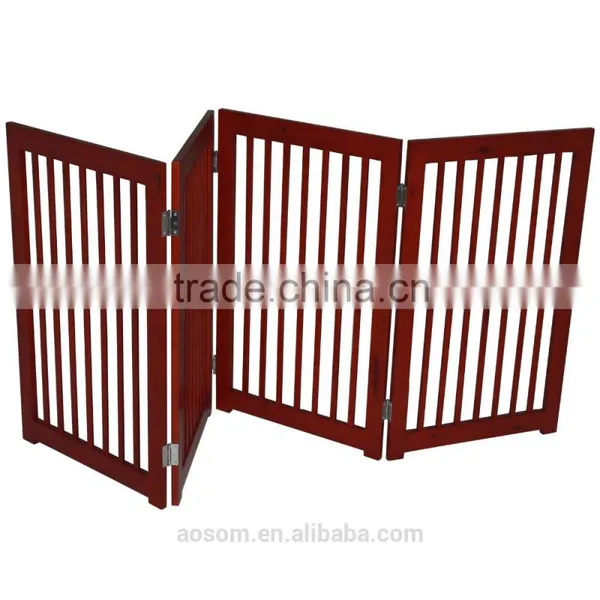 PawHut 4-Panel Wooden Pet Divider photo-4