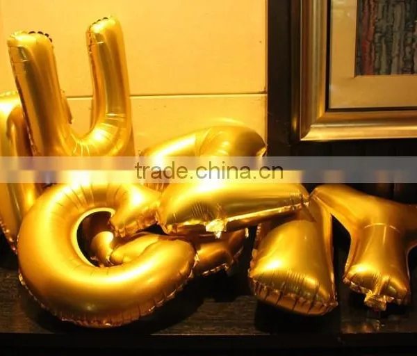 Have Stocks Gold Foil Inflatable Balloon, Decoration Letter Balloon, Words/letter Balloon photo-3