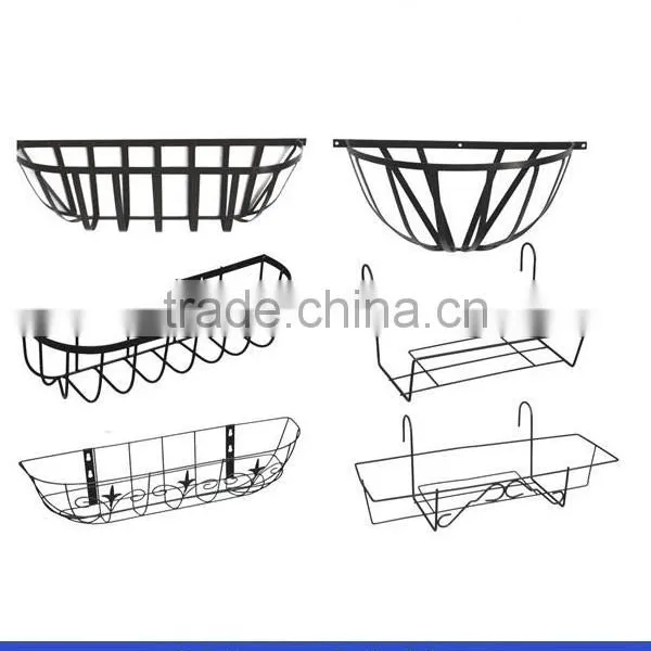 Wire Flower Basket /Metal Wire Flower Basket /Hanging Wire Flower Basket photo-4