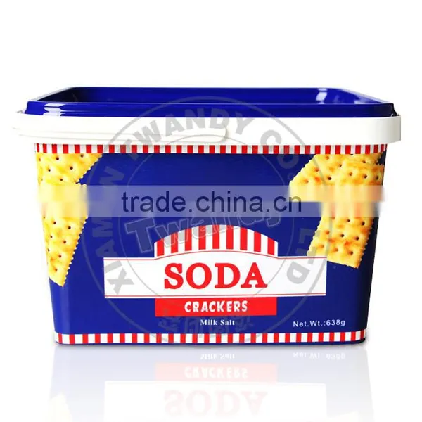 Popular 638g Milk Salt Box Packing Soda Crackers Biscuits photo-2