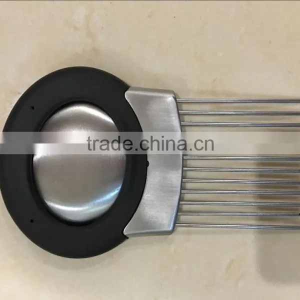 Stainless Steel Onion Holder With Odor Remover/wash Bowl, Onion Slicer photo-4