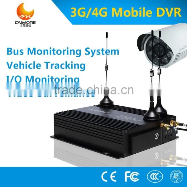 Mobile DVR Wireless Industrial Grade 3G WCDMA IN CCTV DVR