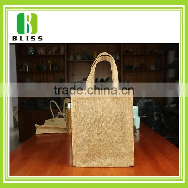 China Manufacture Recycled Foldable Jute Shopping Bag photo-2
