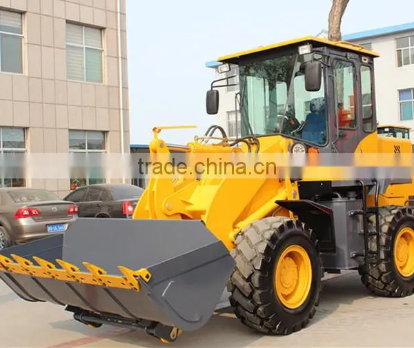2.5tons Chinese Small Construction Machine, Front End Wheel Loader HydraulicLoading Shovels With Low Price Hot Sale