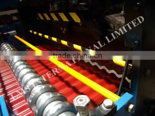 Galvanized Metal Roof Tile Building Corrugated Iron Sheet Making Machine photo-6