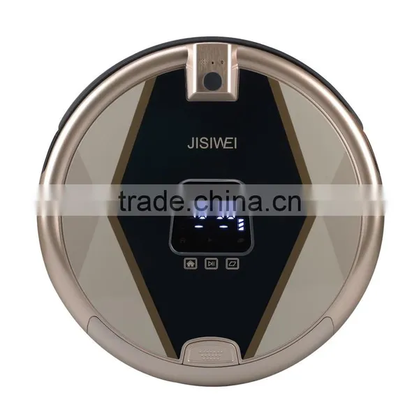 24w 14.8V 2.6Ah Li-ion Battery Golden Smart Robot Cleaner Vacuum Cleaner Robot With Wifi APP Remote Control and Camera photo-3