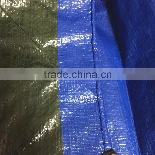 Blue Aluminum Eyelets Tarpaulin Sheet photo-5