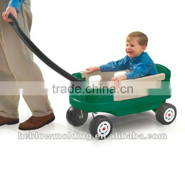 OEM Blow Molding Plastic Moving Carts With Four Wheel Pull-up Tool Cart for Farm photo-2