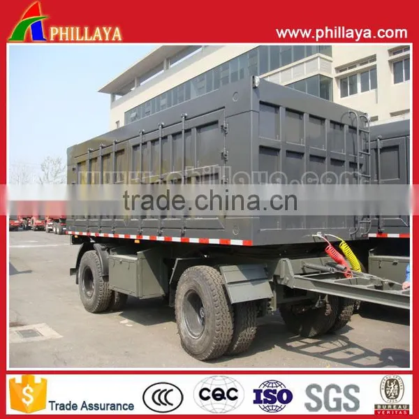 Full Enclosed Box Style Drawbar Trailer For Bulk Cargo Transportation photo-6