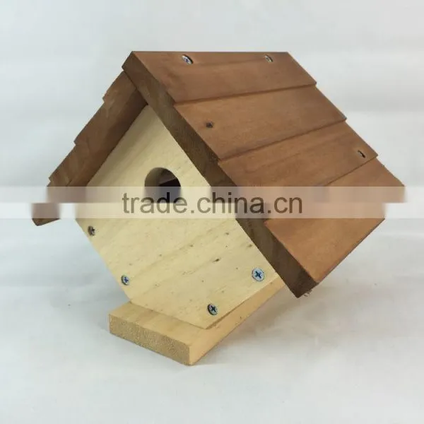 New Design Garden Wooden Bird House With Factory Price photo-3