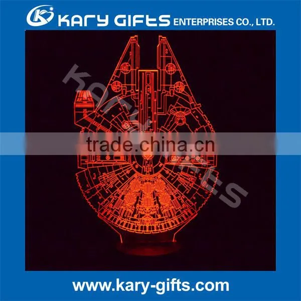 Acrylic Table Light Colorful 3D LED Lamp photo-3