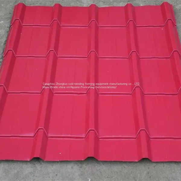 Trapezoid Steel Tile Forming Machine For Glazed Sheet photo-3