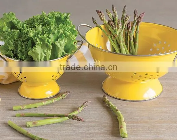 Wholesale Kitchen Food Washing Self Draining Pasta Bowl Wide Grip Handles photo-3