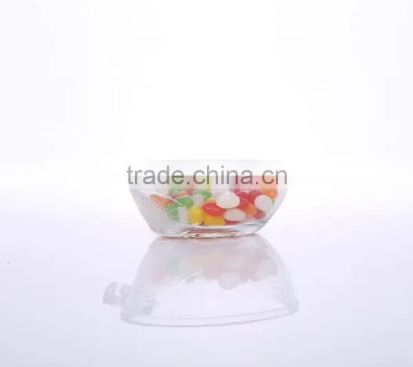 Apple Shaped Decorative Cheap Clear Glass Christmas Candy Jar photo-2