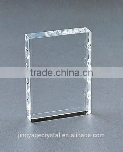 Jingyage Transparent Sublimation Crystal Blanks Cube photo-2