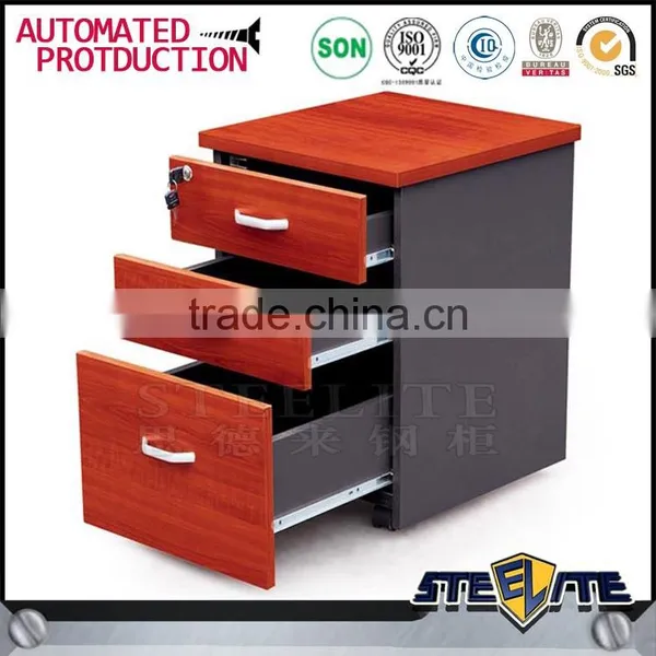 Colorful 3 Drawer File Cabinet Movable Drawer Cabinet Metal Garage Storage Cabinet photo-4