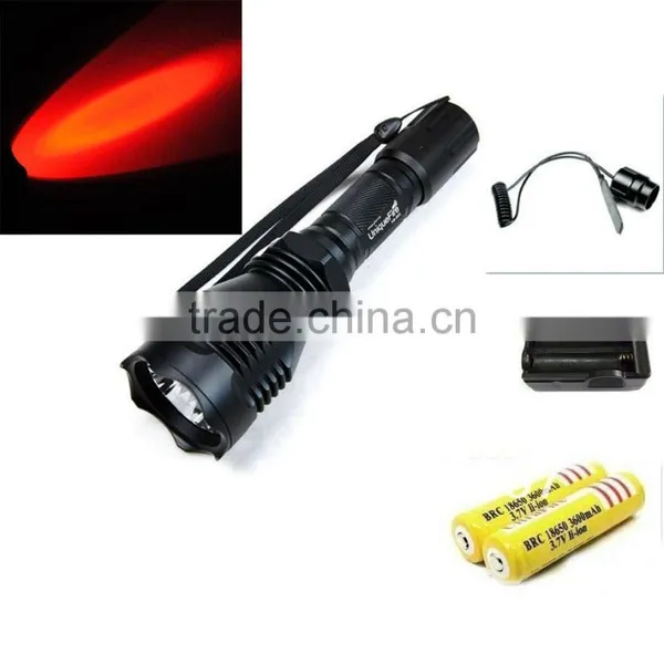 UniqueFire HS-802 White/red/green Light CREE LED Hunting Torch Light Long Range Flashlight photo-4