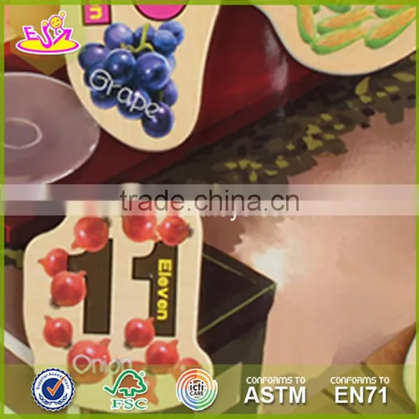 Wholesale 23 Pieces Kids Wooden Magnetic Toys Funny Children Wooden Magnetic Toys W14J002 photo-5