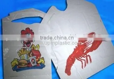 Degradable Plastic Baby Bibs With Printing photo-3