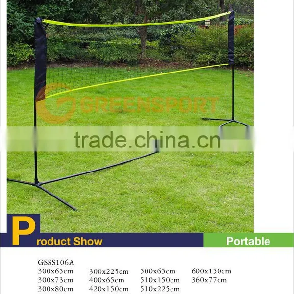 New Outdoor Garden Game Multi Sports Badminton Tennis Volleyball Net Post Set