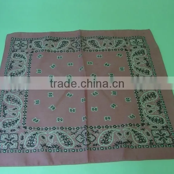 Hot Selling Screen Printing Leaf Bandanas in Black and White photo-2