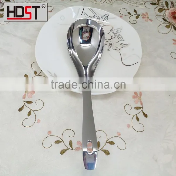 Stainless Steel Round Serving Spoon;big Spoon; Large Soup Spoon for Family photo-5