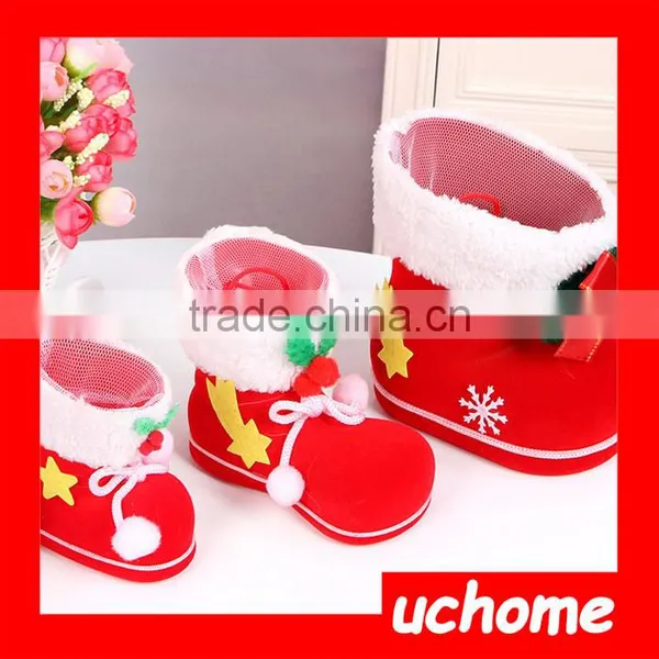UCHOME Christmas Decoration Shoes Santa Claus Shoes For Candy Pens photo-5