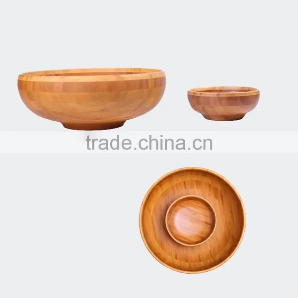 Wholesale Bamboo Salad Bowl Set photo-3