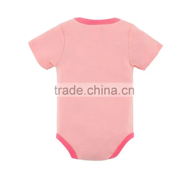 Fashion Fox Style Girl Rompers Short Sleeve 100% Cotton Newborn Baby Clothes Wholesale photo-6