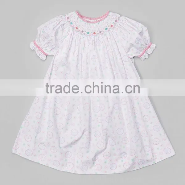 2017 New Arrival Hot Sale Fashion Style 100% Cotton Printing Customized Girls Hand Made Baby Body Suit photo-2
