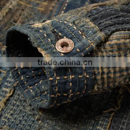 Latest Design Winter Jacket Man Denim Custom Your Own Clothes for Outdoor photo-3