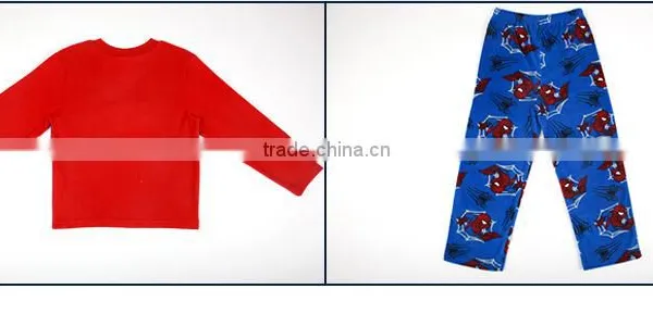 The 2014 Spider Man Two Piece Boy Pajamas Home Sleep Wear photo-4