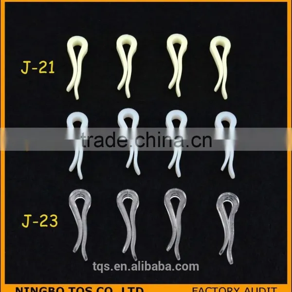 Garment Accessory Without Teeth Shirt Packing White Plastic Clips photo-6