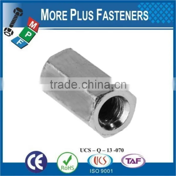 Made in Taiwan DIN 6334 Extension Nut Metric Hexagonal Connecting Nut photo-5
