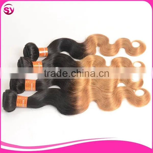Hot Selling Gorgeous Two Tone Ombre Body Wave 10 Inch Brazilian Hair photo-2