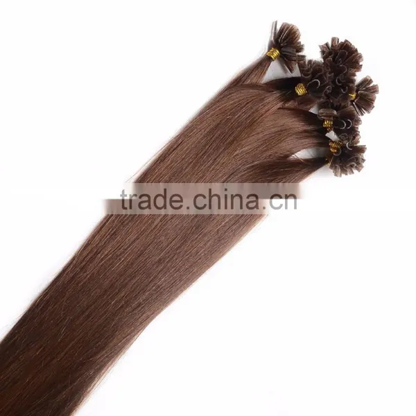 Indian Hair Flat Tip Extension, Pre-bonded Hair Extension, photo-3