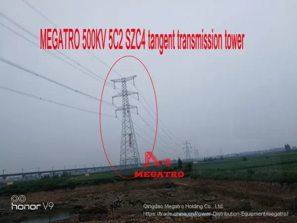 MEGATRO 500KV 5C2 SZC4 Tangent Transmission Tower photo-3