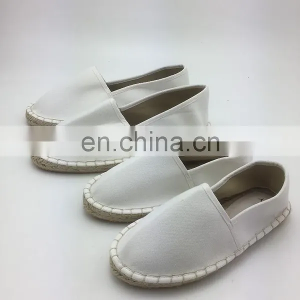Wholesale White Canvas Shoes Customized Espadrilles Women photo-5