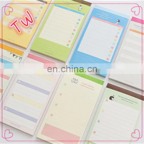 New Arrival Guangzhou Advertisement Stationery Promotional Eco Friendly Paper Writing Letter Shape Sticky Note Cube for Student