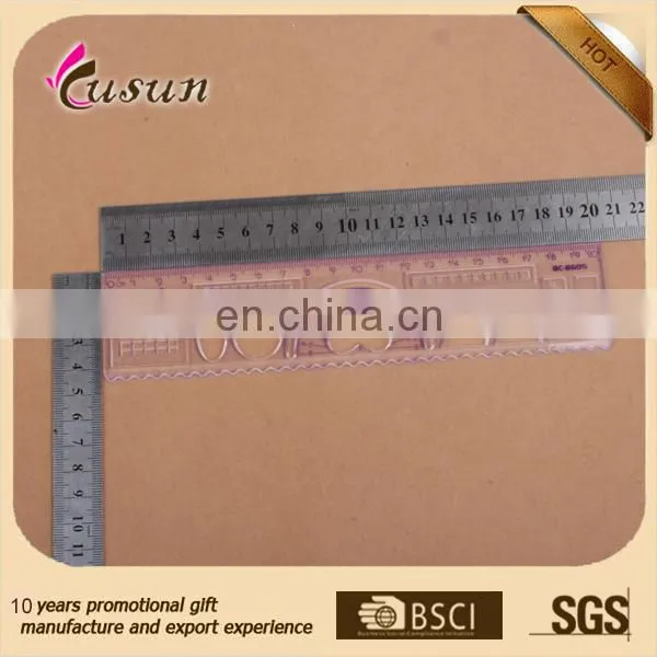 High Quality Plastic Straight Ruler With Protractor photo-3