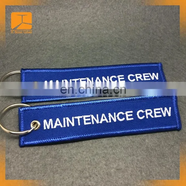 Wholesale Embroidery Tags Custom Flight Keychains photo-5