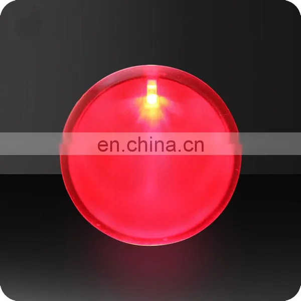 High Quality Customized Logo Decoration Gift PS Led Flashing Badge photo-4