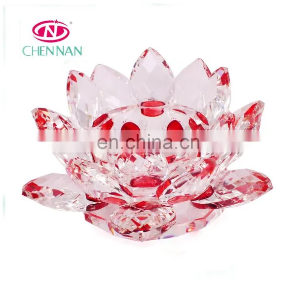 Magic Shining Manufacture Outlet Glass Craft Glass Lotus Flower