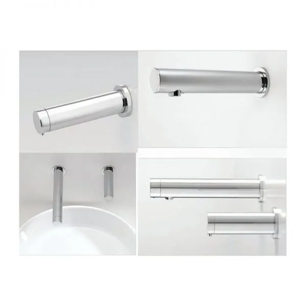 Stainless Steel Touch-free Shower Wall Mounted Liquid Soap Dispenser photo-2
