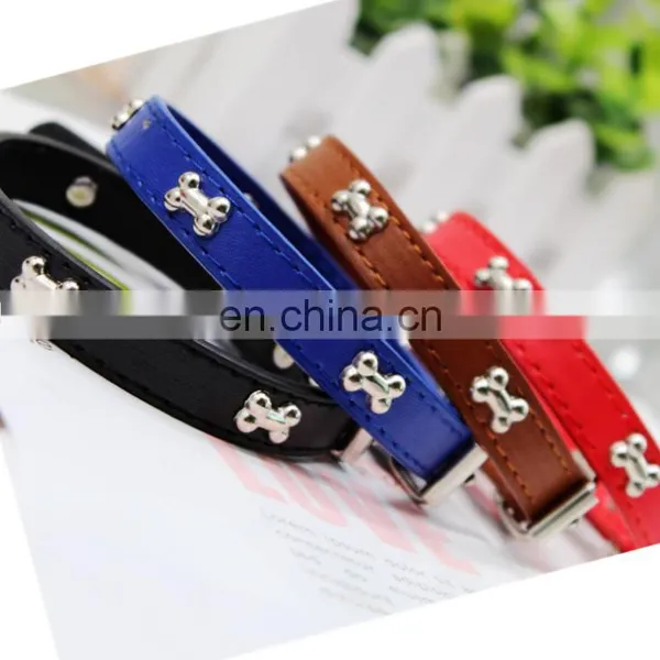 Soft Touch Basic Classic Padded Leather Pet Collars Adjustable Durable Dog Collars Pet Supplies photo-3
